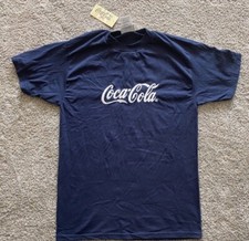 COCA COLA Embroidered Medium Coke T SHIRT New w/Tag