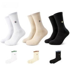 Mens Comfortable Leisure Sports Socks Everyday Running Soft Outdoor Socks