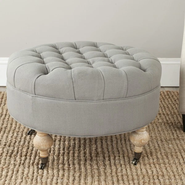 Safavieh Clara Tufted Round Ottoman, Reduced Price 2172706984 MCR4601D - Image 2 of 4