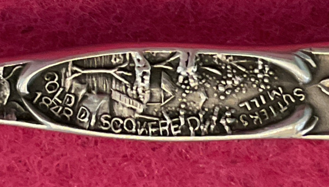 Sterling Souvenir Fork California Capitol Sutters Mill Wawona Cliff House Carmel