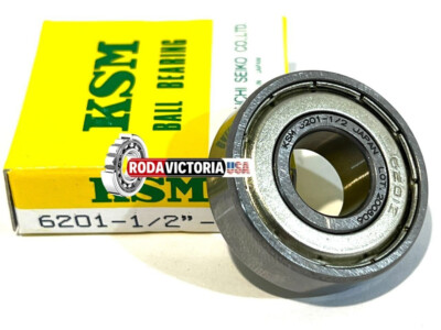 KSM 6201-8-ZZ MADE IN JAPAN Sealed Bearing 1/2'' Inch x 32mm x 10mm Ball Bearings