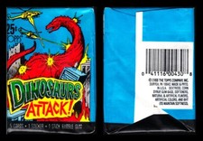 1-PACK OF 1988 TOPPS DINOSAURS ATTACKS! 5 CARDS 1 STICKER PER PACK