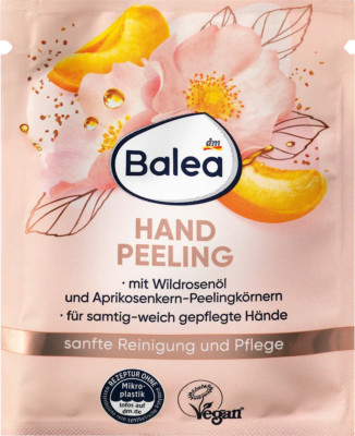 Balea ~ Handpeeling ~ Peeling ~ Hautpflege ~ weiche Hände ~ feuchtigkeitsspendend ~ NEU