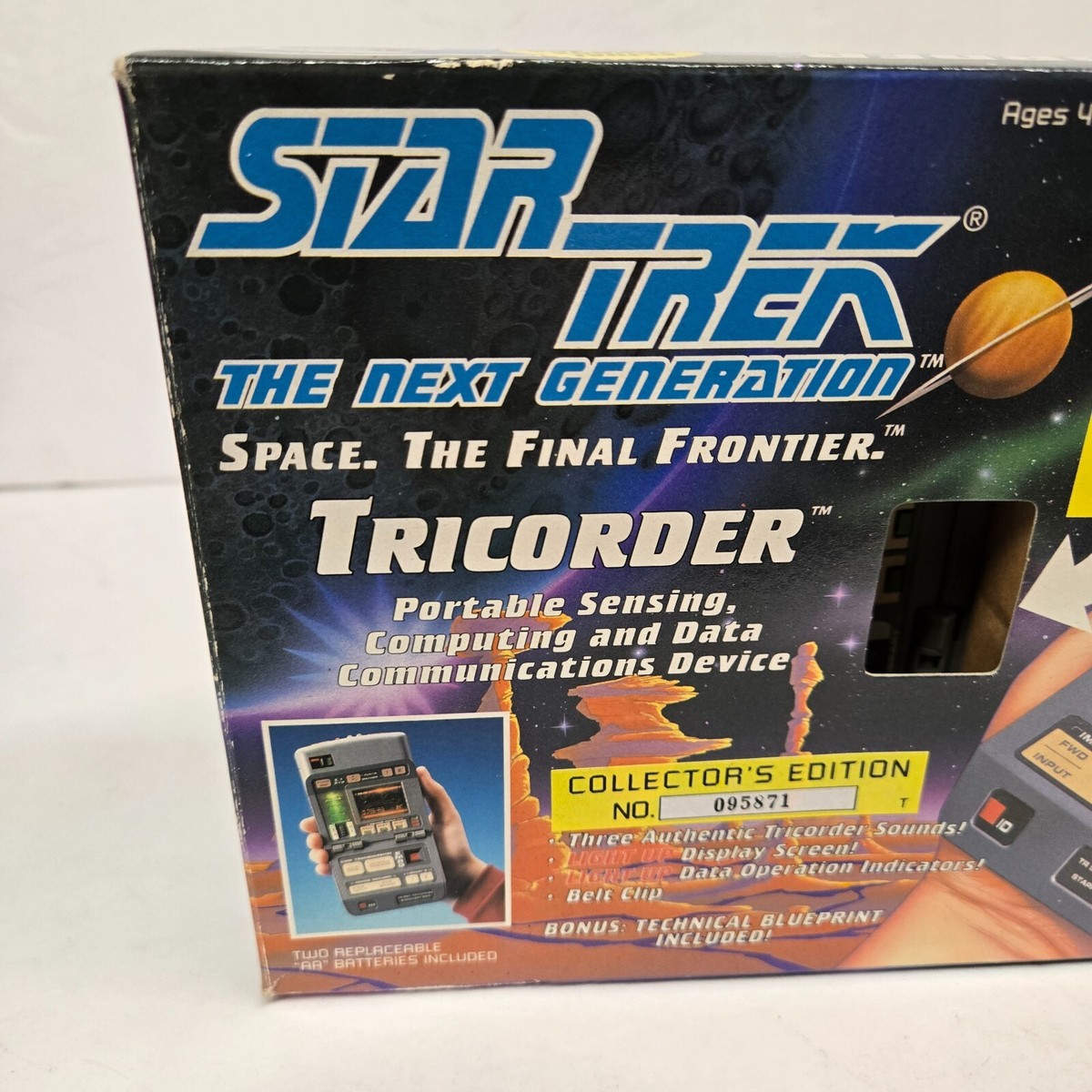 Vintage New In Box Star Trek TriCorder Portable Sensing