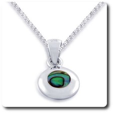 Pendant Abalone. 1.20 g Sterling Silver.