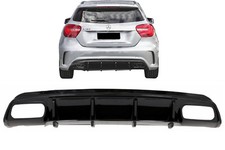 Heckdiffusor Schwarz für Mercedes A-Klasse W176 Facelift 2012-2018 A45 Look Heckdiffusor Schwarz für Mercedes A-Klasse W176 Facelift 2012-2018 A45 Look