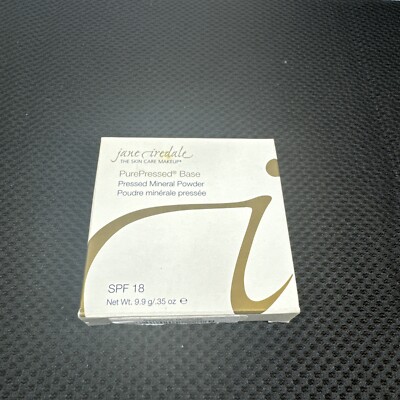 JANE IREDALE Pure Pressed Base Refillable Compact Mineral Powder Mink SPF 20 NIB