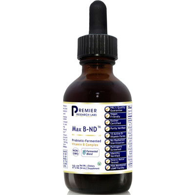 Max B-ND 2 fl oz by Premier Research Labs, Brand New