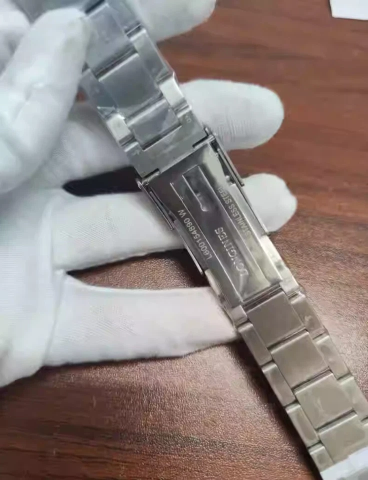 Pulseira de aço 21 mm pulseira de relógio pulseira de ostra para Longines HydroConquest série L3 - Imagem 3 de 4