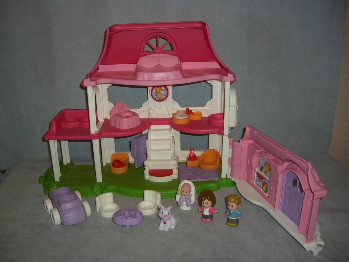 FIGURINES DE VOITURE MAISON DE POUP E FISHER PRICE LITTLE PEOPLE HAPPY SOUNDS SW