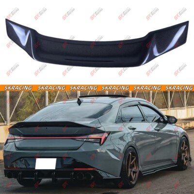 Carbon Fiber/Forged Carbon Fiber Rear Spoiler Wing Fit For Hyundai Elantra 21-25