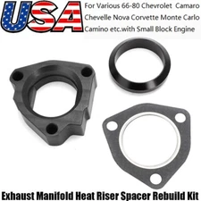 For 66-1980 Chevrolet Small Block Exhaust Manifold Heat Riser Spacer Eliminator