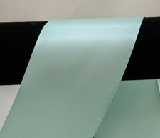 AQUA Satin Ribbon LOT of 5 yards 2.25 2 1/4 in USA Seller