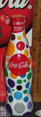 2006 McDONALD'S OWNERS POLY RESIN HINGED 8 OZ COCA COLA BOTTLE