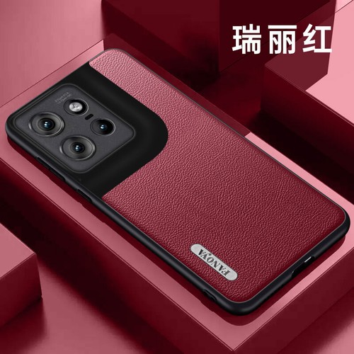Funda para teléfono Motorola Edge 50 Neo retro cuero PU suave TPU cubierta de goma - Imagen 22 de 22