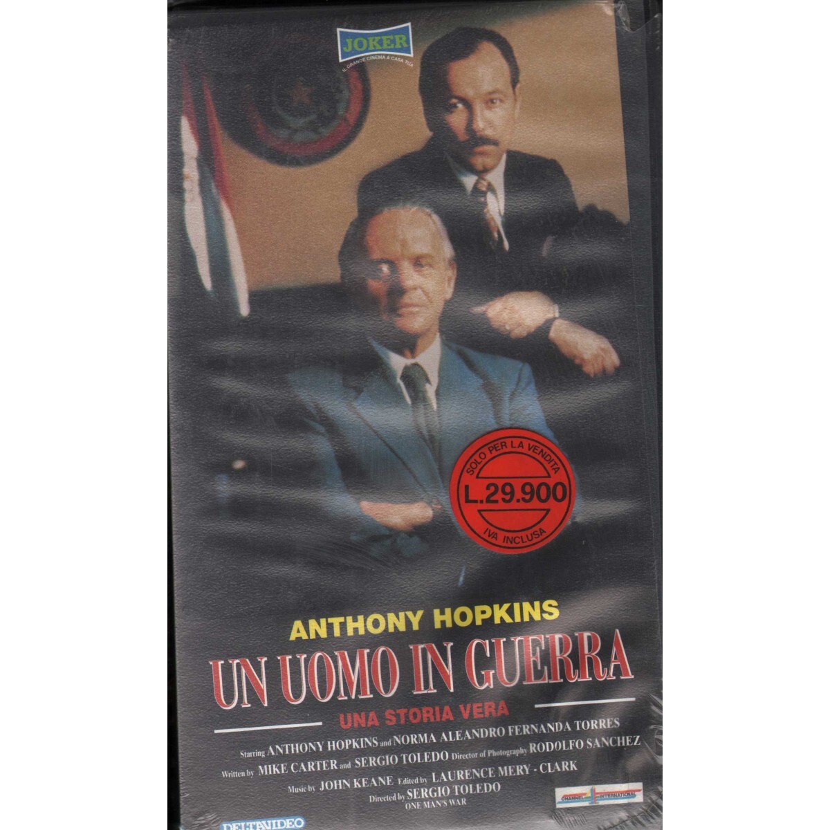 A Man In War VHS Sergio Toledo Univideo - CD02926 Sealed