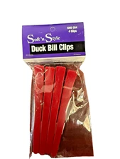 Soft N' Style Duck Bill Clips - 4 Clips/bag Hair styling