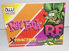 AUTO WORLD X-TRACTION ULTRA G RAT FINK RELEASE 10 BASE ONLY NO CAR OR CUBE