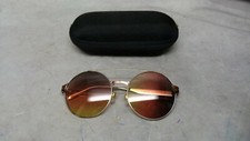 MCM MCM124S 729 Round Sunglasses 58-19-140 Gold Green Rose Yellow