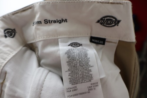 DICKIES PANTALONE CASUAL UOMO TG W29 L30 MAN VINTAGE PANTS CARGO - Photo 10/11