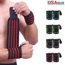 Gym Sports Wrist Band Brace Wrap Adjustable Support Strap Carpal Tunnel Bandage