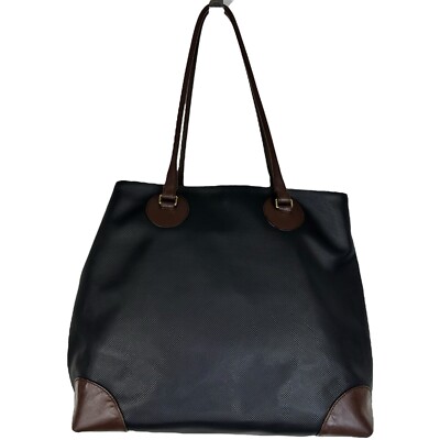 バッグ Bottega Veneta Canvas Tote Bag Leather BOTTEGA VENETA Leather Trim Tote Bag Canvas bag Usnused | eBay