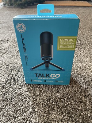 Jlab Audio TALK GO Plug & Play USB Microphone for Windows & Mac OS(NIB) TALKGO