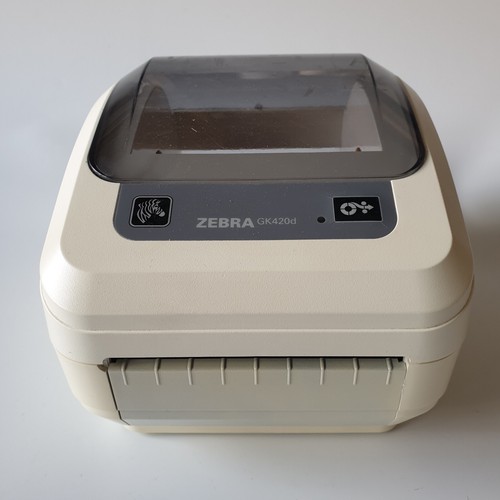 Zebra GK420d Thermal Label Printer with Power Supply USB 4x6" Labels 781 - Picture 2 of 4