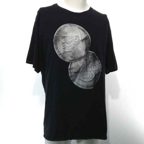 MICHAEL JORDAN Double Nickel 1995 Black Short Sleeve Graphic T-Shirt Size 3XL - Picture 3 of 7