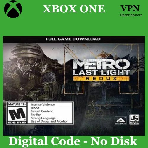 Metro Last Light Redux Xbox One Xbox Live Key Argentina VPN Global.
