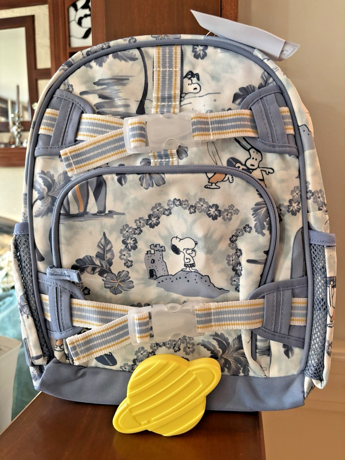 PONY Zaino Pottery Barn scuola SNOOPY Disney arachidi spiaggia borsa da viaggio pre k bambino e.