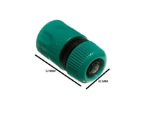 Female Quick Fix Snap On Hose Connector Flow Through Fits Hozelock - NEW Onestop