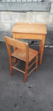Old Time School Desk And Chair