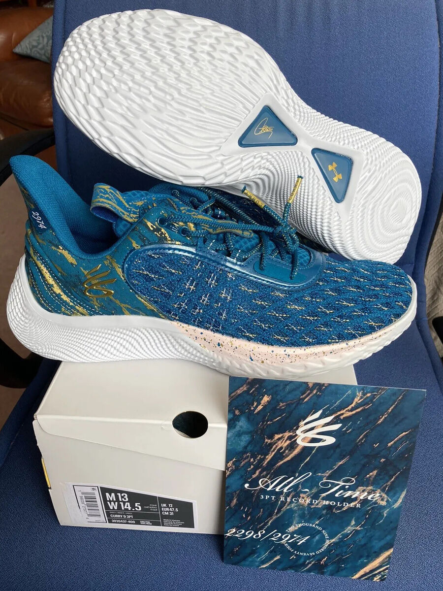 Under Armour Curry 9 Flow NBA ALL TIME 2974 Three Point Record 3