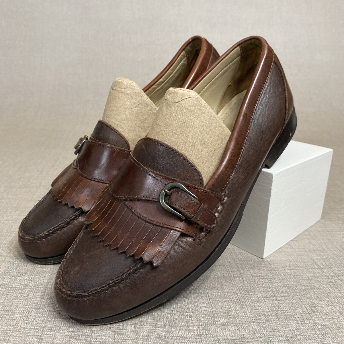 GH Bass CO Leather Slip On Loafers Men display picture 2