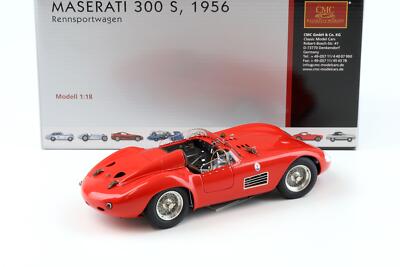 自動車 CMC Maserati 300 S, 1956 Rennsportwagen CMC Maserati 300 S 1956 Rennsportwagen [1/18 Diecast Red