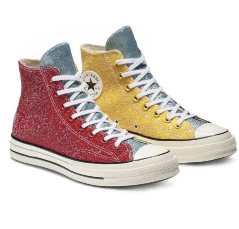 Anderson Converse NWT Sneakers Men's 12 Glitter Colorful Chuck Taylor Hi Top |