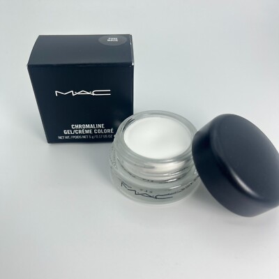 MAC Chromaline Gel PURE WHITE Gel Cream Liner Full Size 0.17 oz New in Box