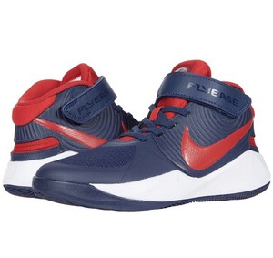 NIB NIKE YOUTH 4 BOYS TEAM HUSTLE FLYEASE D9 BASKETBALL SHOES 4Y BLUE/RED NEW | eBay