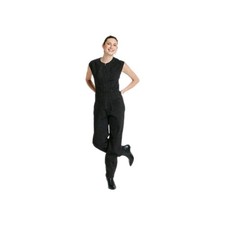 Women's Tailored Denim Jumpsuit - Universal Thread Black 2