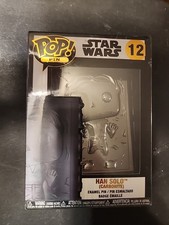 Funko Pop! Pin #12 Han Solo (Carbonite) Star Wars Enamel Collectible Sealed