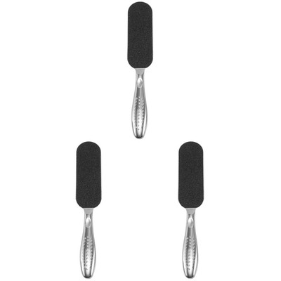  3 stücke doppelseitige stahl füße files tote skin remover pediküre reiben