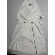 Nordstrom, 1State brand, White Dress with buttons, women's Small NWT #248