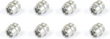 TACFUN 8PCS 1911 Grip Screw Bushings Stainless Steel SILVER 