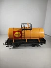 Vintage Playmobil 4040  Shell Tanker Train Car Yellow  G Scale  In Box