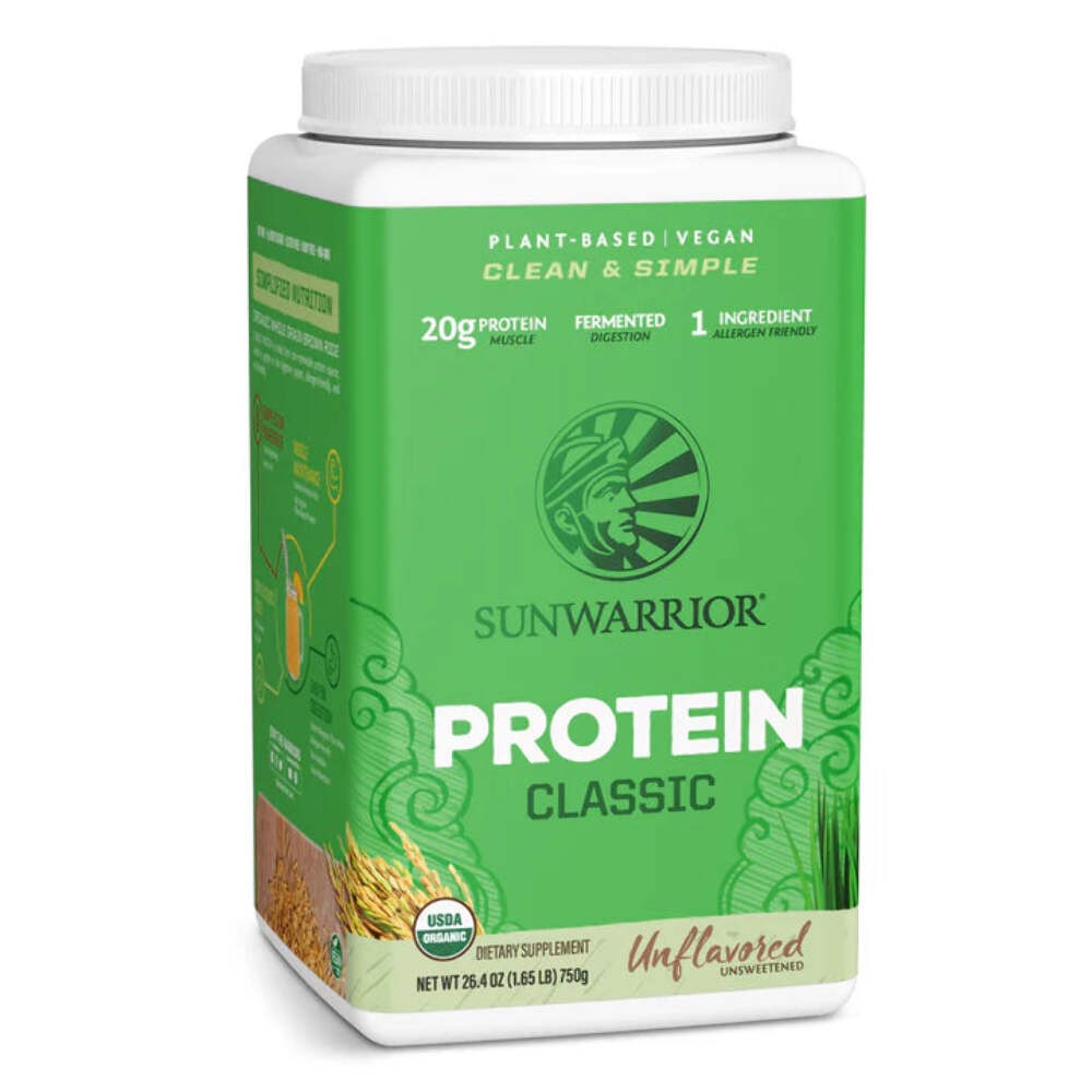 Sunwarrior Organic Brown Rice Protein Powder, Unflavoured
