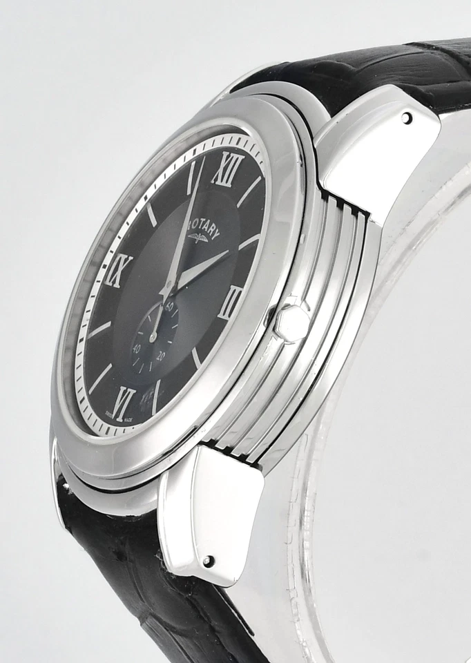 Vintage ROTARY Revelation Date Reverso Swiss Stainless Steel Mens Wrist Watch - Image 4 of 4