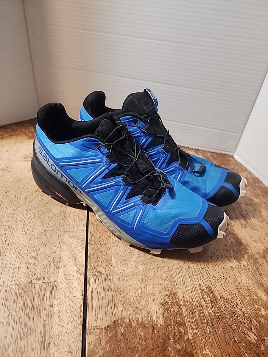Salomon Speedcross 5 Mens Size 11.5 Blue Trail Running Shoe  display picture 1