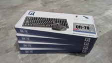 LOT OF 4 - QR-70 USB Wired Optical Mouse Keyboard 802.11N USB Wifi Adapter