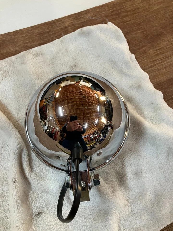 哈雷戴维森 Ironhead fx 切碎机 铬 车头灯 — 第 3/4 张图片